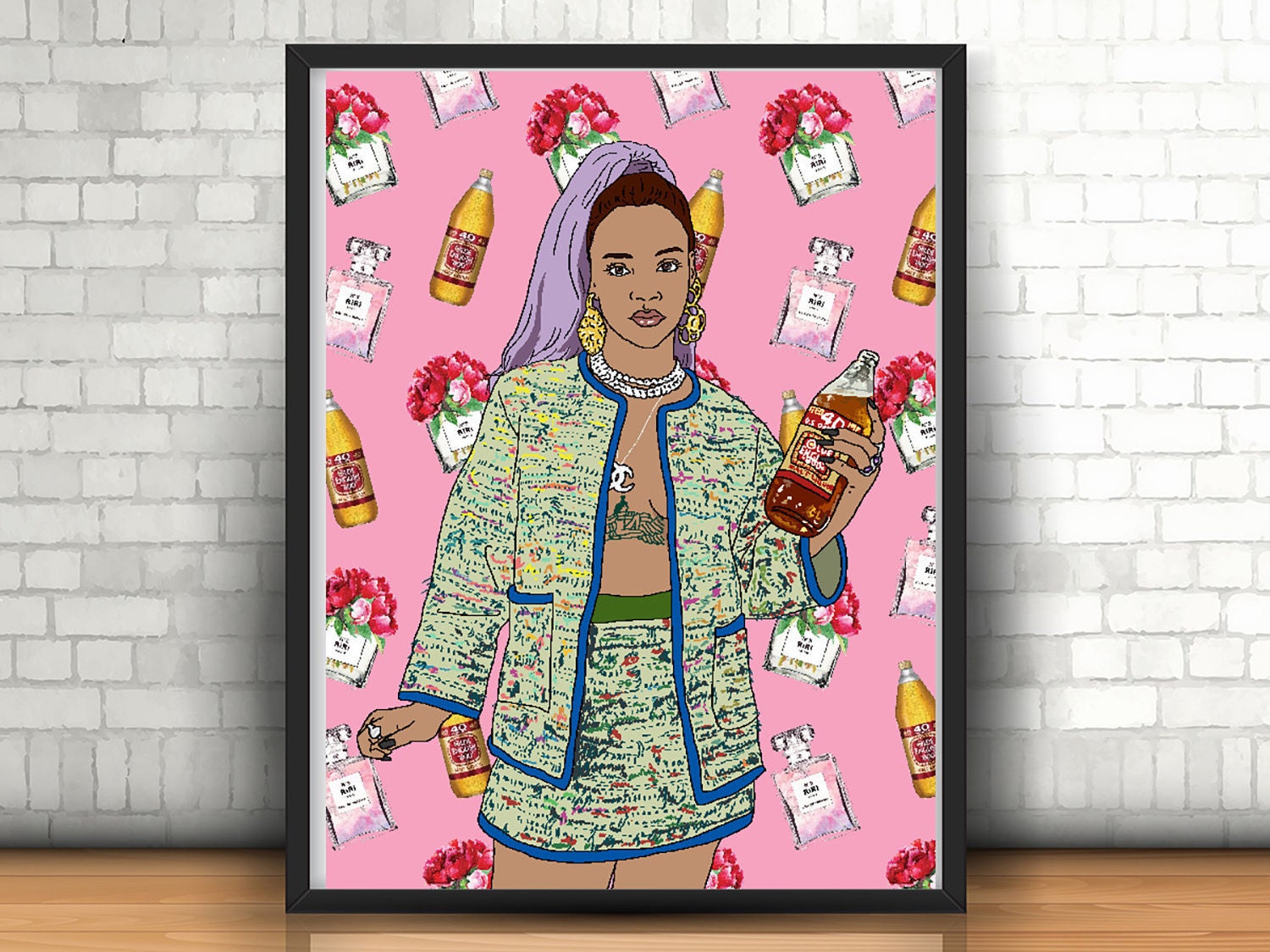 Custom Silk Poster Wall Decor Kylie Jenner