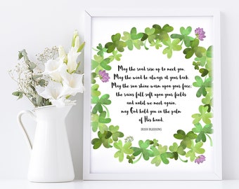 Irish Blessing Digital Print - Digital Download 8x10, 11x14, Jpg - Etsy