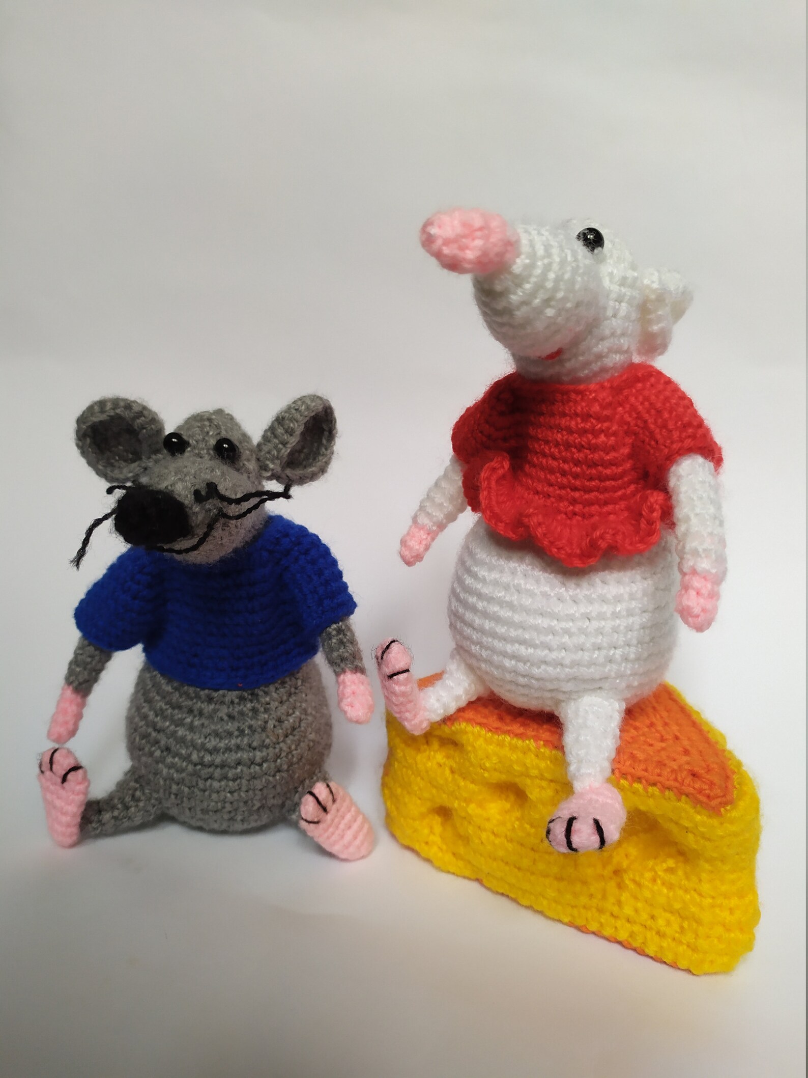 Souris miniature poupée de souris farcie au crochet Etsy