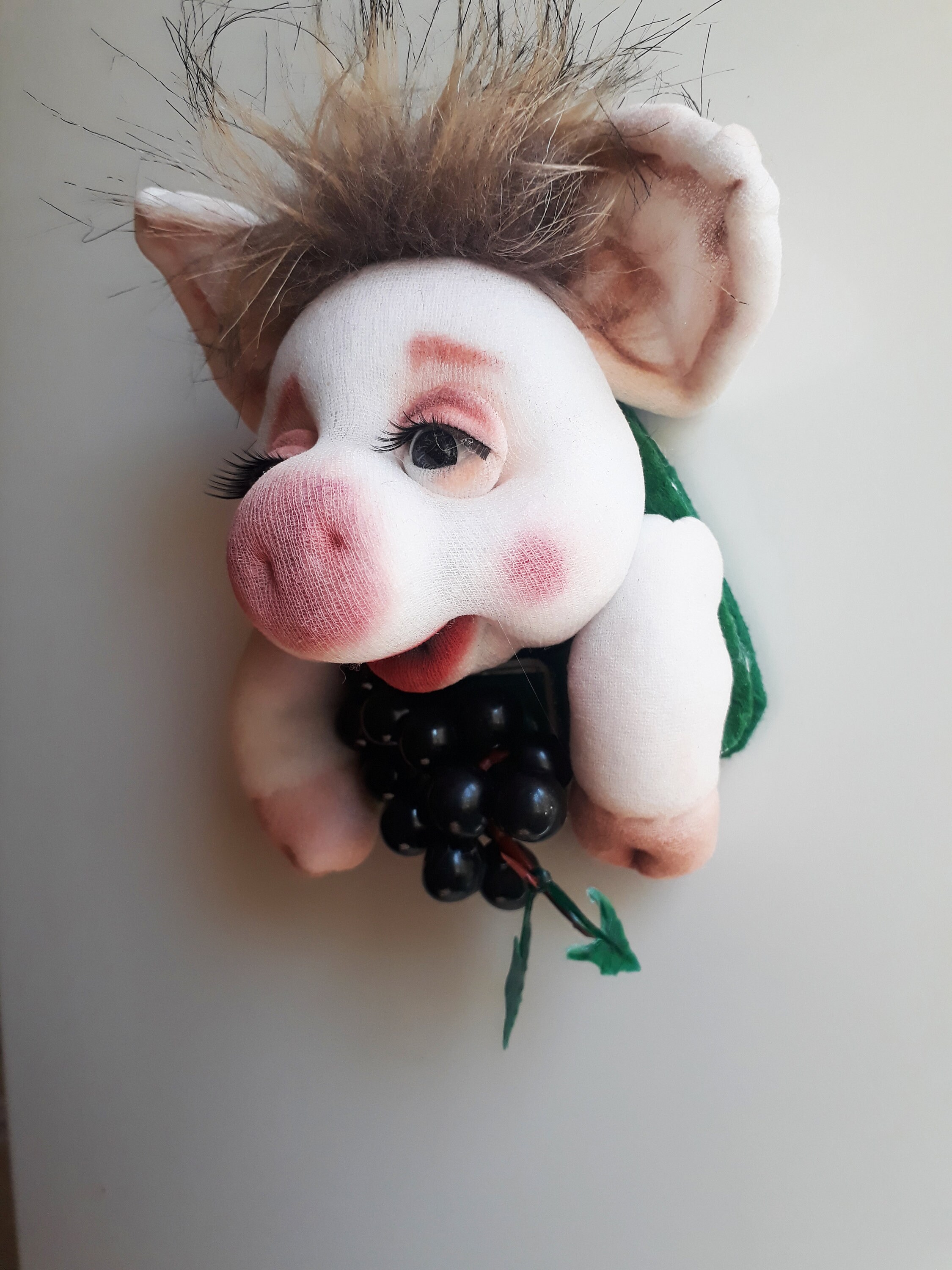 Pig Soft Sculptural Toy, Pig, Piglet, Pig Doll, Pig Toy, Tiny Toy, Tiny Doll, Etsy