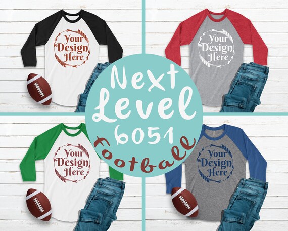 Download Free Football Bundle 4 Next Level 6051 Heather White ...