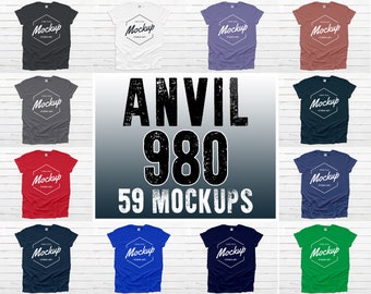Anvil T Shirt Mockup Etsy