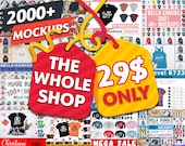 The WHOLE SHOP Bundle, 2000 Mockups, Shirt Mockups, Bella Canvas, Gildan, Next Level, Anvil, Women 39 s and Unisex Mockups, All Occasions