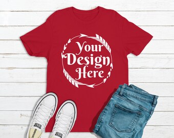 Download Free Red T Shirt Next Level Mockup 3600 Red Mockup Unisex Shirt T Shirt Flat Shirt Mockup Shirt Flat Lay Mens Shirt Mockup Printful Mockup All Free Psd Freepik Mockups Template PSD Mockup Template