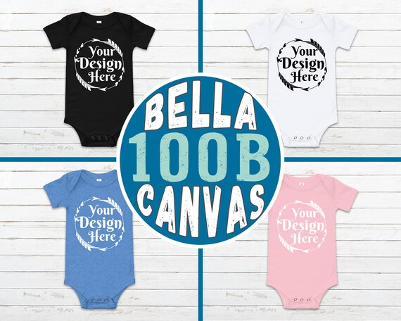 Bundle Bella Canvas 100b Baby Multicolor 5 Mockups Bundle Bella Canvas 100b Baby Multicolor 5 Mockups