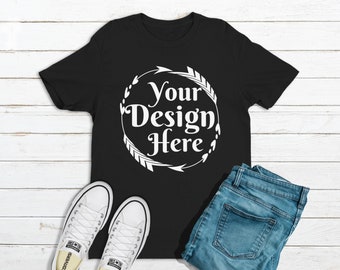 Download Free Black T Shirt Next Level Mockup 3600 Black Mockup Unisex Shirt T Shirt Flat Shirt Mockup Shirt Flat Lay Mens Shirt Mockup Printful Mockup PSD Template