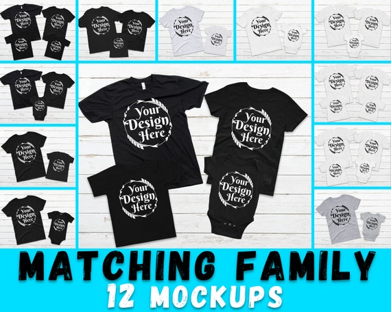 Bundle 12 Mockups Family Shirt Mock Ups Matching Family Bundle 12 Mockups Family Shirt Mock Ups Matching Family