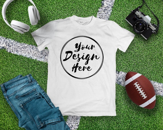 Download Free Blank White Football T Shirt Apparel Mockup Top View Fashion Psd Get Free Mockups And Design Tools Psd Sketch Figma
