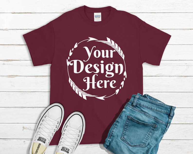 Download MEGA BUNDLE 22 Mockups Gildan 2000 Multi Colors Unisex T ...