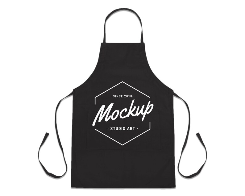 Download Apron Mockup Blank Apron Template Black Apron Mock Up Chef | Etsy