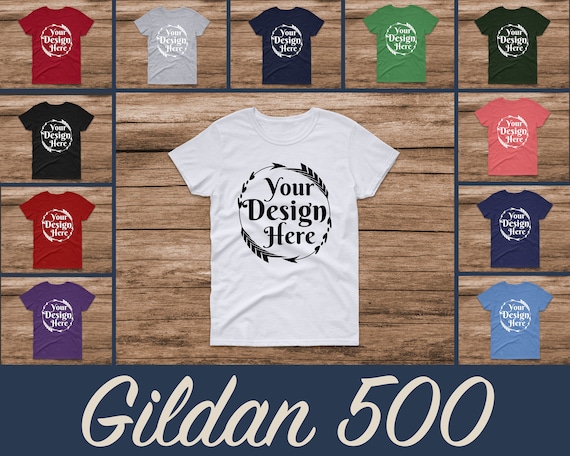 MEGA BUNDLE 18 Mockups Gildan 500 Unisex Tshirt Mockup 5000 | Etsy