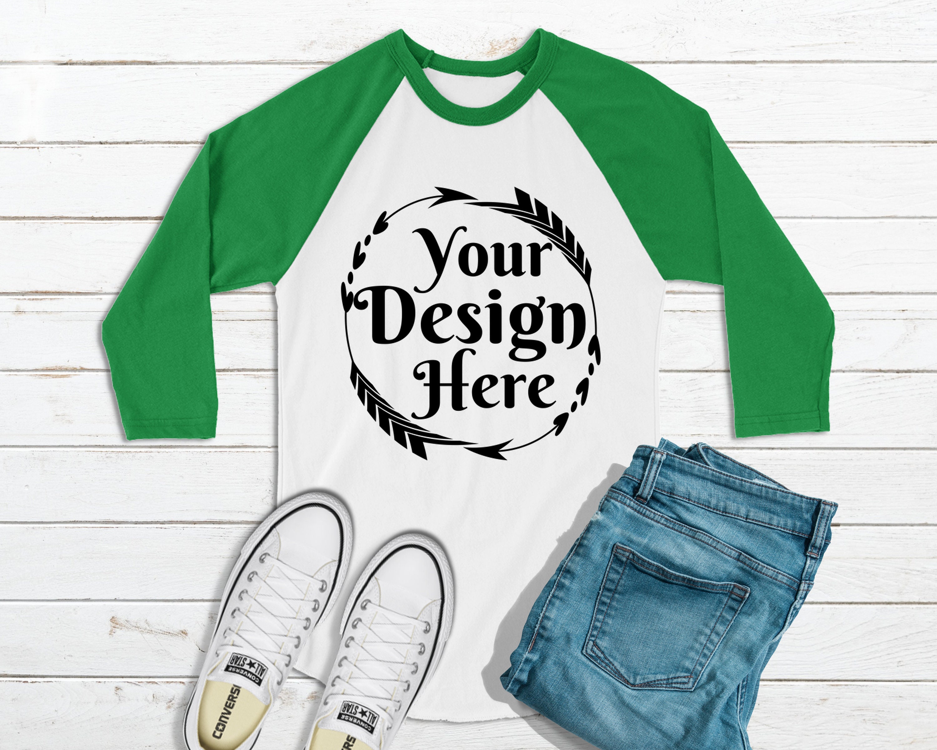 Download BUNDLE 12 Mockups Raglan 3/4 Sleeve Multi Colors Mock Ups | Etsy