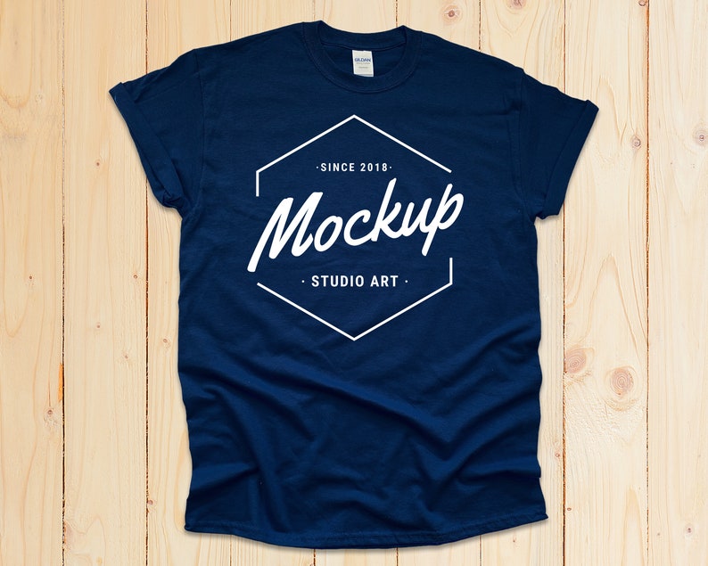 Download 4 Gildan Mockups Gildan 5000 Gildan 2000 Gildan 64000 Flat ...