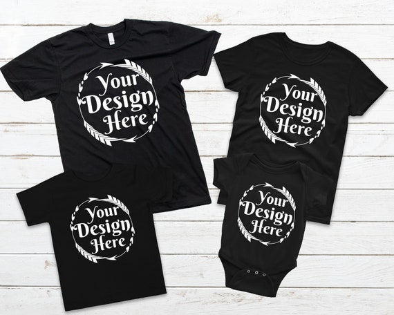 Bundle 12 Mockups Family Shirt Mock Ups Matching Family Blank Etsy