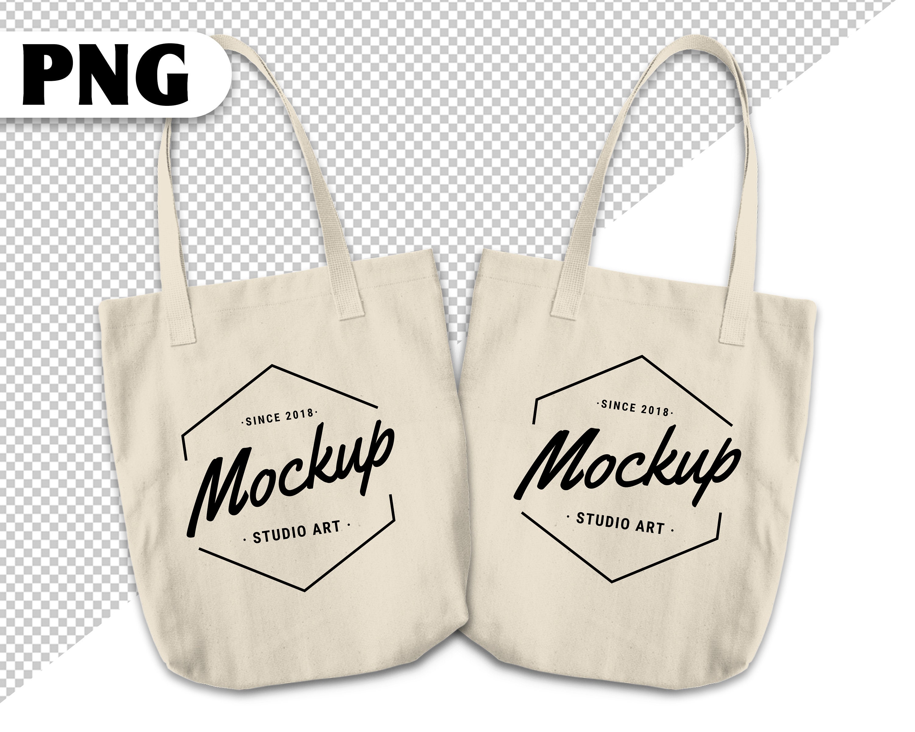 Couple Tote bag Mockup with Transparent background Tote Bag | Etsy