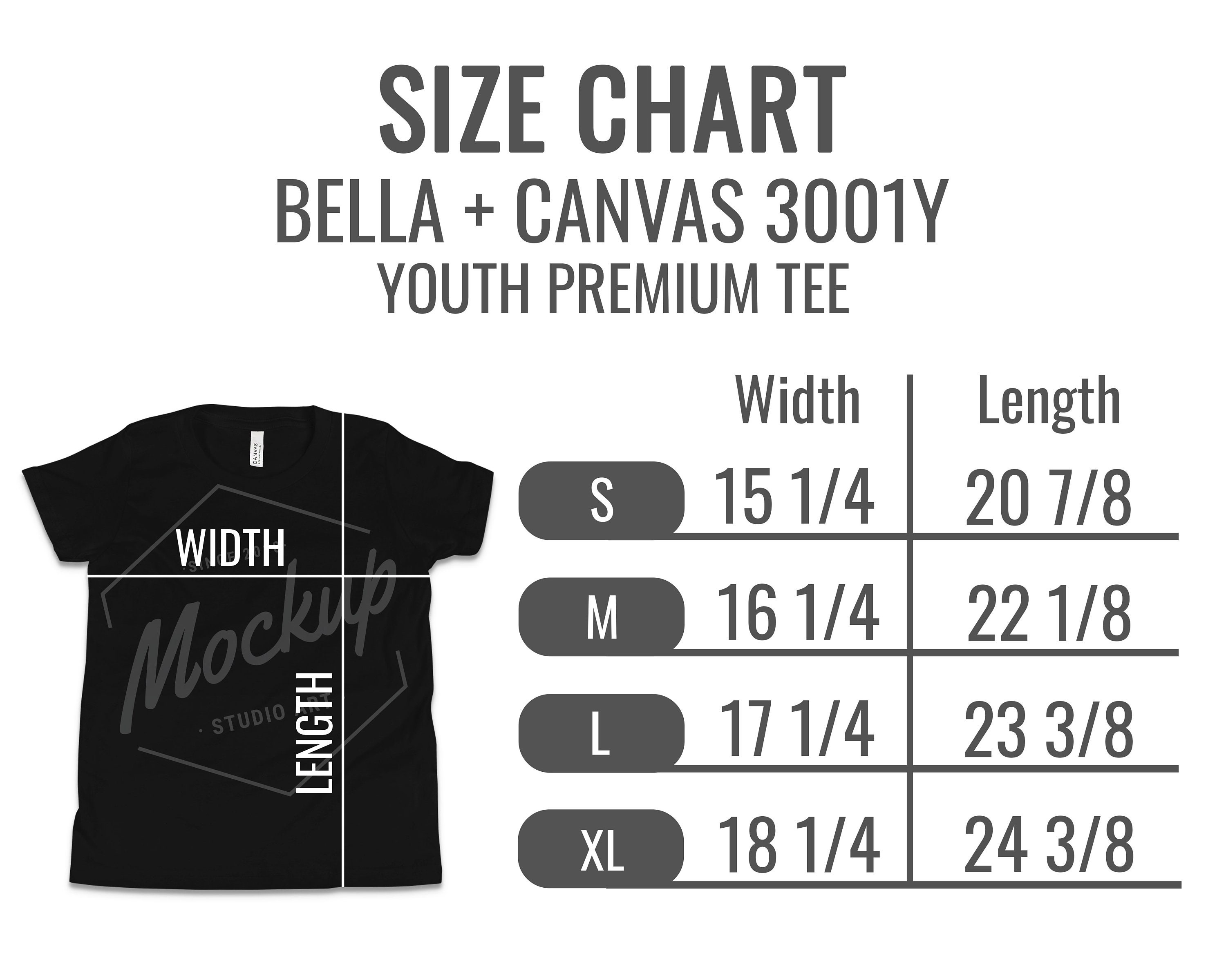 bella canvas youth shirt
