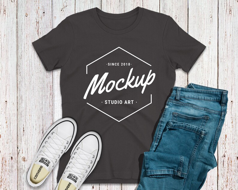 Bundle 7 Mockups Next Level 3900 Tshirt Mockup Ledies ...