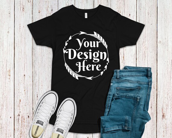 Bella Canvas 3006 Black Long Body Urban Tee Unisex T Shirt Etsy