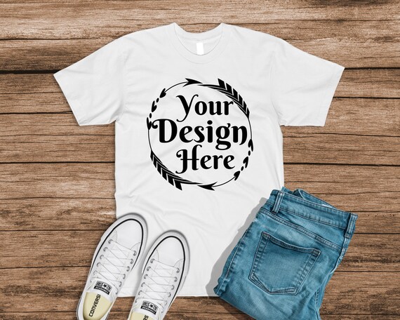 Bella Canvas 3001 White Unisex T Shirt Mock Up T Shirt Mock Etsy