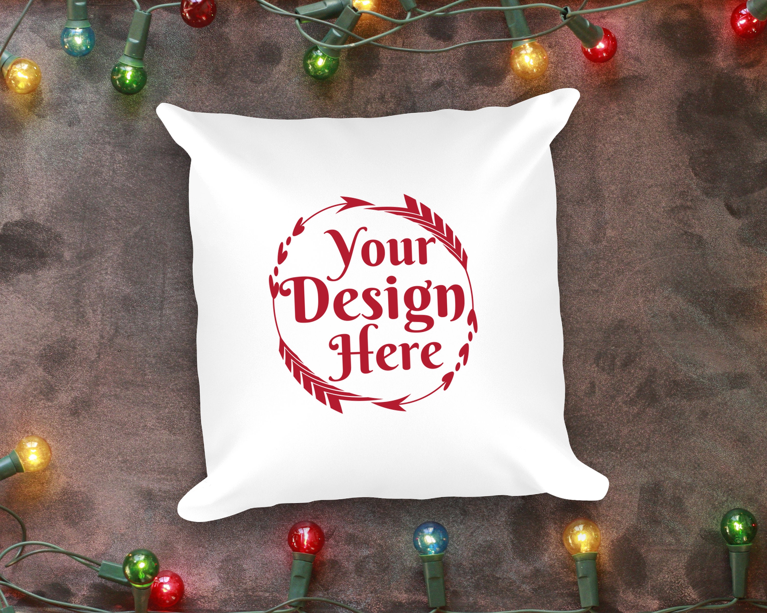 Download Christmas Pillow Mockup Canvas Pillow Mockup Pillow Stock Etsy