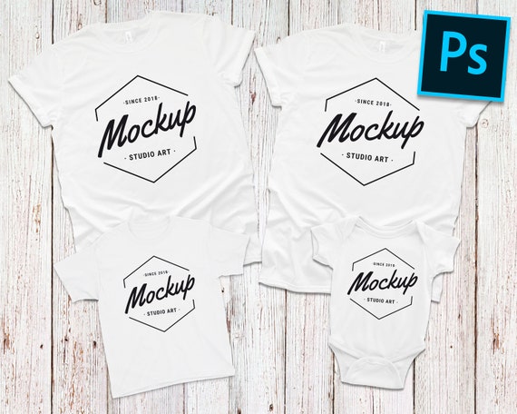 Download Family Shirt Mock Ups Matching Family Blank White Shirt Etsy
