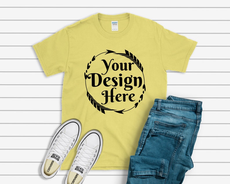 Download MEGA BUNDLE 15 Mockups Gildan 64000 Unisex Tshirt Multi Colors | Etsy