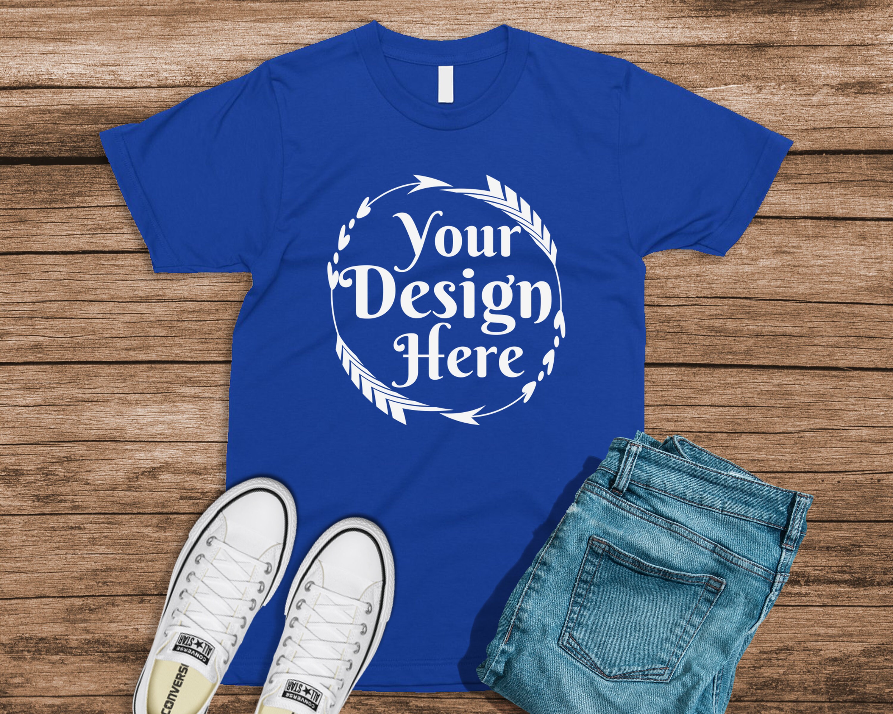 Download Bella Canvas 3001 Royal Unisex T Shirt Mock Up Mock Ups Flat Lay Bella Canvas Mock Up T Shirt Mockups Fall Bella Canvas 3001 Royal Mockup Photography Color Shantived Com