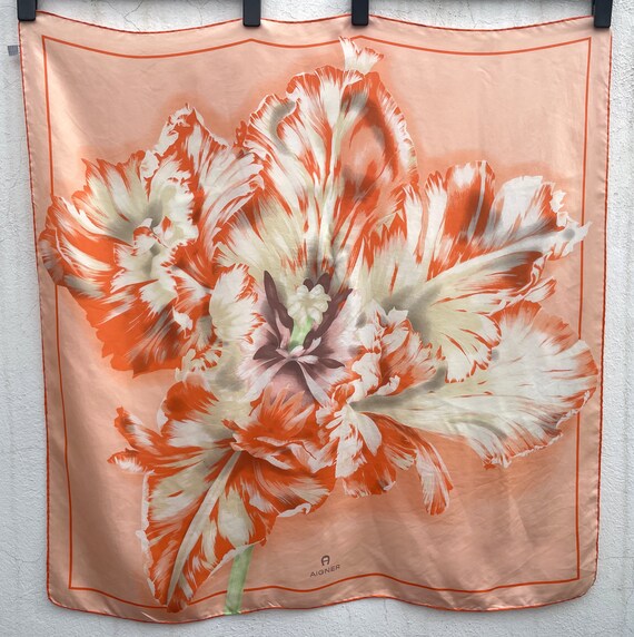 Peach silk best sale scarf