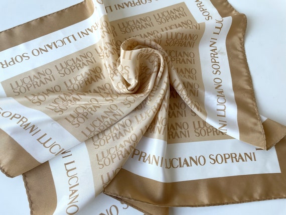 Luciano Soprani Silk Bandana, Silk Pocket Square,… - image 3