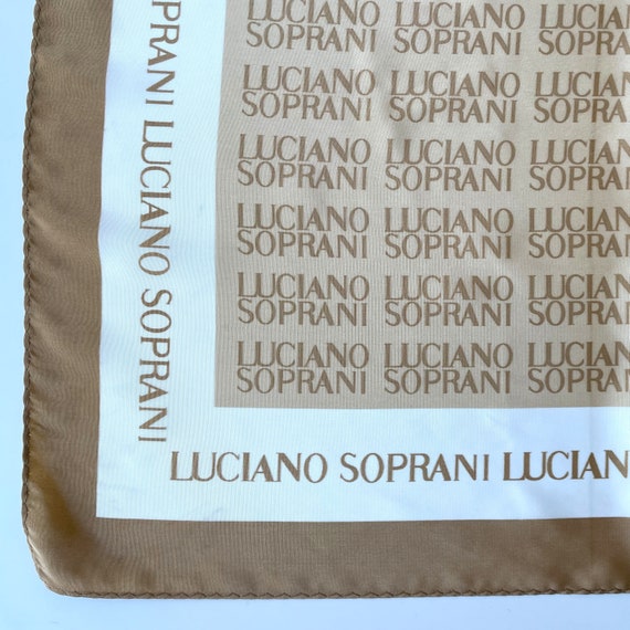 Luciano Soprani Silk Bandana, Silk Pocket Square,… - image 1