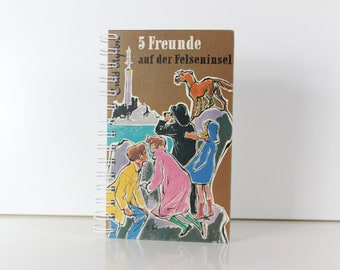 Notizbuch "Fünf Freunde auf der Felseninsel" von Enid Blyton