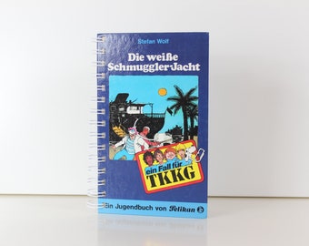 Notizbuch aus Kinderbuch "TKKG - Die weiße Schmuggler-Jacht"