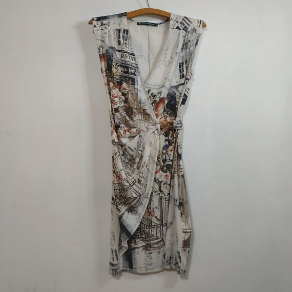 Retro Etoile Du Monde Wrap Summer Dress