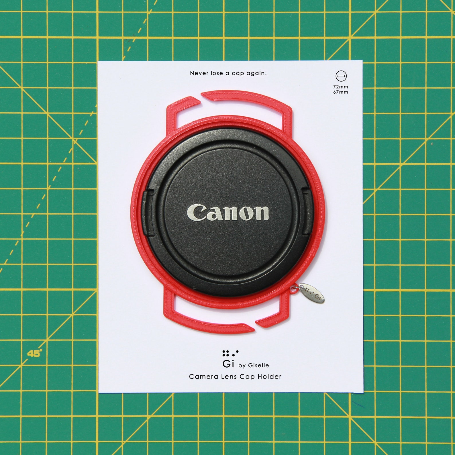 Gi 3D Printed Lens Cap Holder Etsy UK