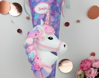 3D school bag made of fabric unicorn horse school enrollment 2024 girls