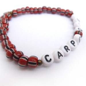 CARPE DIEM kralen armband in Boho-style. Pluk de dag afbeelding 3