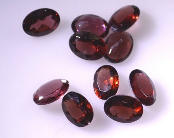 Natural Garnet Mozambique 4x6mm to 8x10mm Octagon Cabochon Loose Gemstone 6x8mm 7x9mm 8x10mm