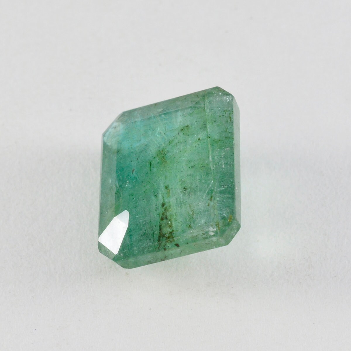 11.15 Carat Light Green Emerald Gems Octogan Shape Faceted Etsy