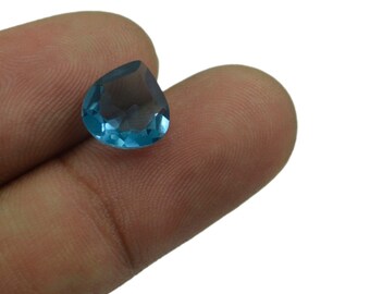 Tanzanite Cubic Zirconia Faceted Heart 4mm 5mm 6mm 7mm 8mm 9mm 10mm 11mm 12mm 13mm 1pc Loose Gemstones