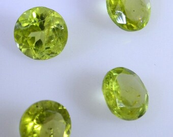 Peridot Faceted Round 3mm 4mm 5mm 6mm 7mm 8mm 9mm 10mm 11mm 12mm 13mm 1Pc Loose Gemstones