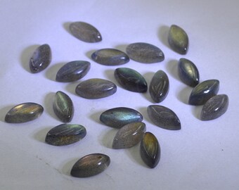 labradorite cabochon marquise 3x6mm 4x8mm 5x10mm 6x12mm 7x14mm 8x16mm 1pc loose gemstones