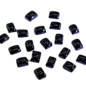 Black Onyx Cabochon Emerald 4x6mm 6x8mm 8x10mm 10x12mm 10x14mm 12x16mm 1pc loose gemstones