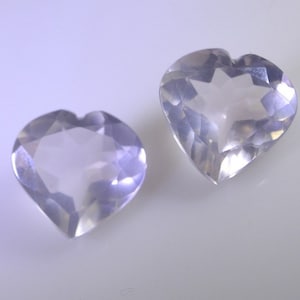 Rose Quartz Faceted Heart 4mm 5mm 6mm 7mm 8mm 9mm 10mm 11mm 12mm 13mm 1pc Loose Gemstones