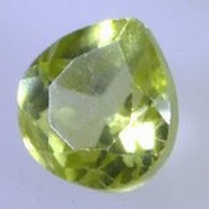 Peridot Faceted Heart 4mm 5mm 6mm 7mm 8mm 9mm 10mm 11mm 12mm 13mm 1pc Loose Gemstones