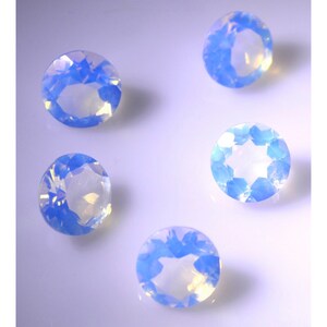 Fire opal Cubic Zirconia Faceted Round 3mm 4mm 5mm 6mm 7mm 8mm 9mm 10mm 11mm 12mm 13mm 1Pc Loose Gemstones