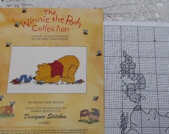 Cross-stitch template Winnie Pooh