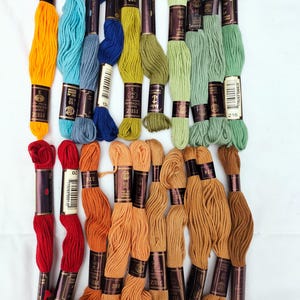 20 x wool embroidery thread, tapestry yarn, 15 colors, Anchor
