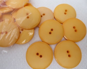 6 boutons, orange, 3 cm