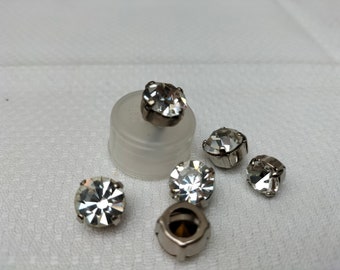 8 buttons, faceted buttons, 10 mm