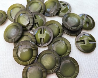 11 botones, verde, 20 mm